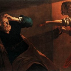 Saint Peter being freed from prison